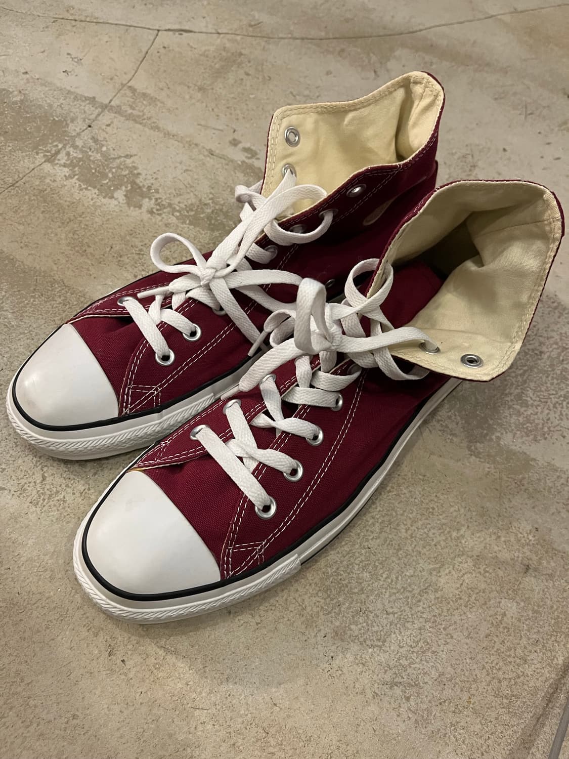 빈티지 컨버스 하이 버건디 상품이미지2
