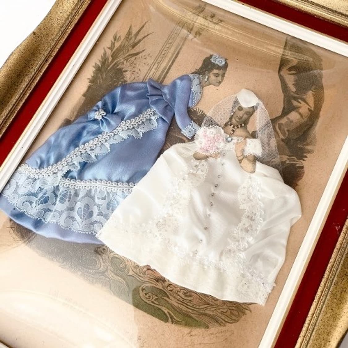 앤틱 프랑스 라모드 쉐도우박스 액자 상품이미지3