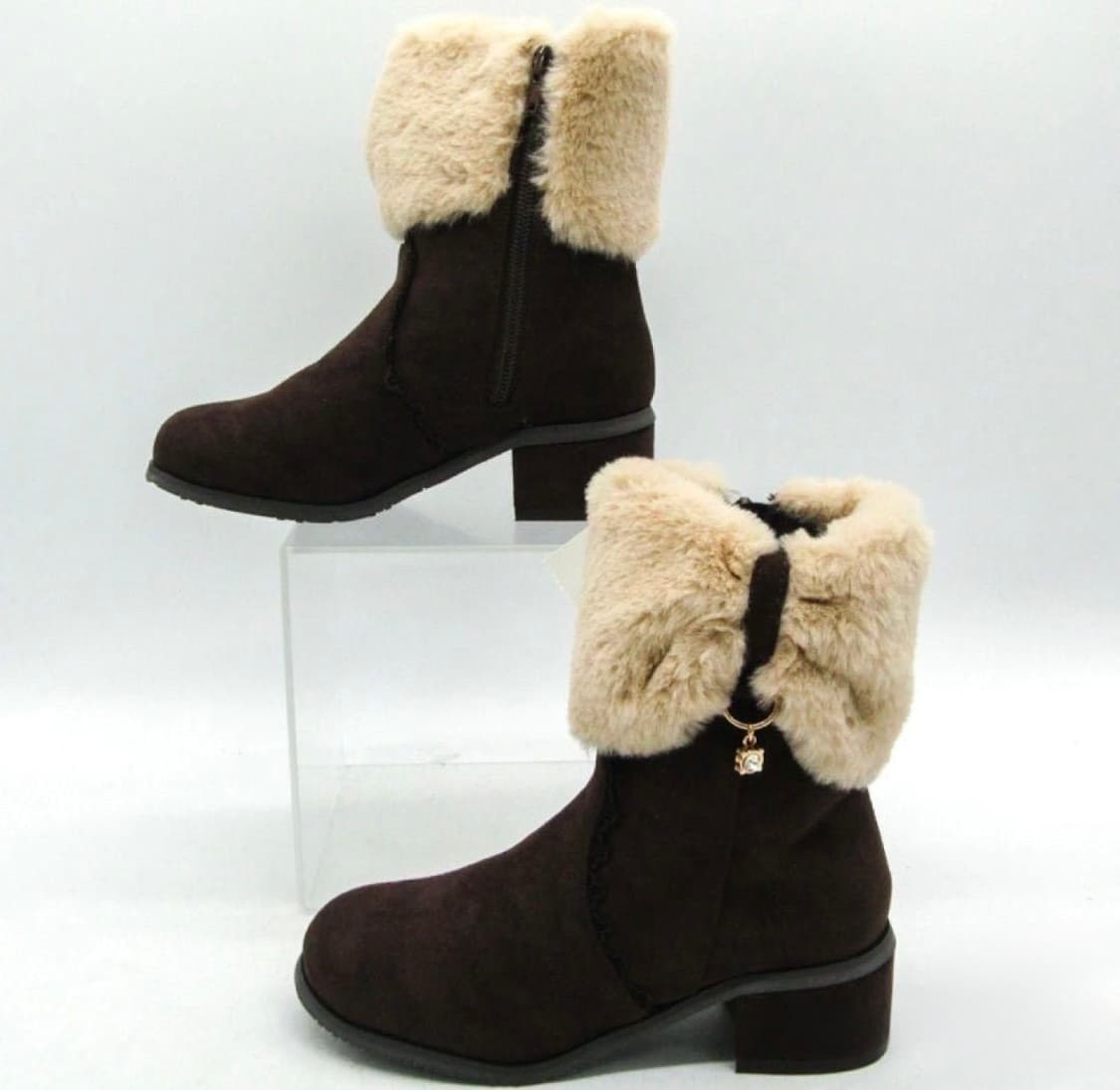 엑시즈팜 라떼갸루 핀터깔 부츠 상품이미지1