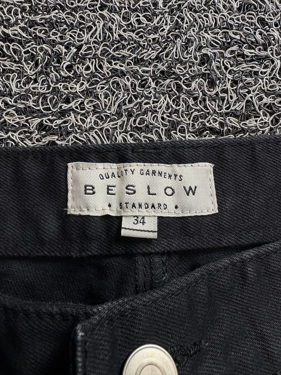 비슬로우 데드스탁 미니멀 흑청 데님 팬트 4110 상품이미지3