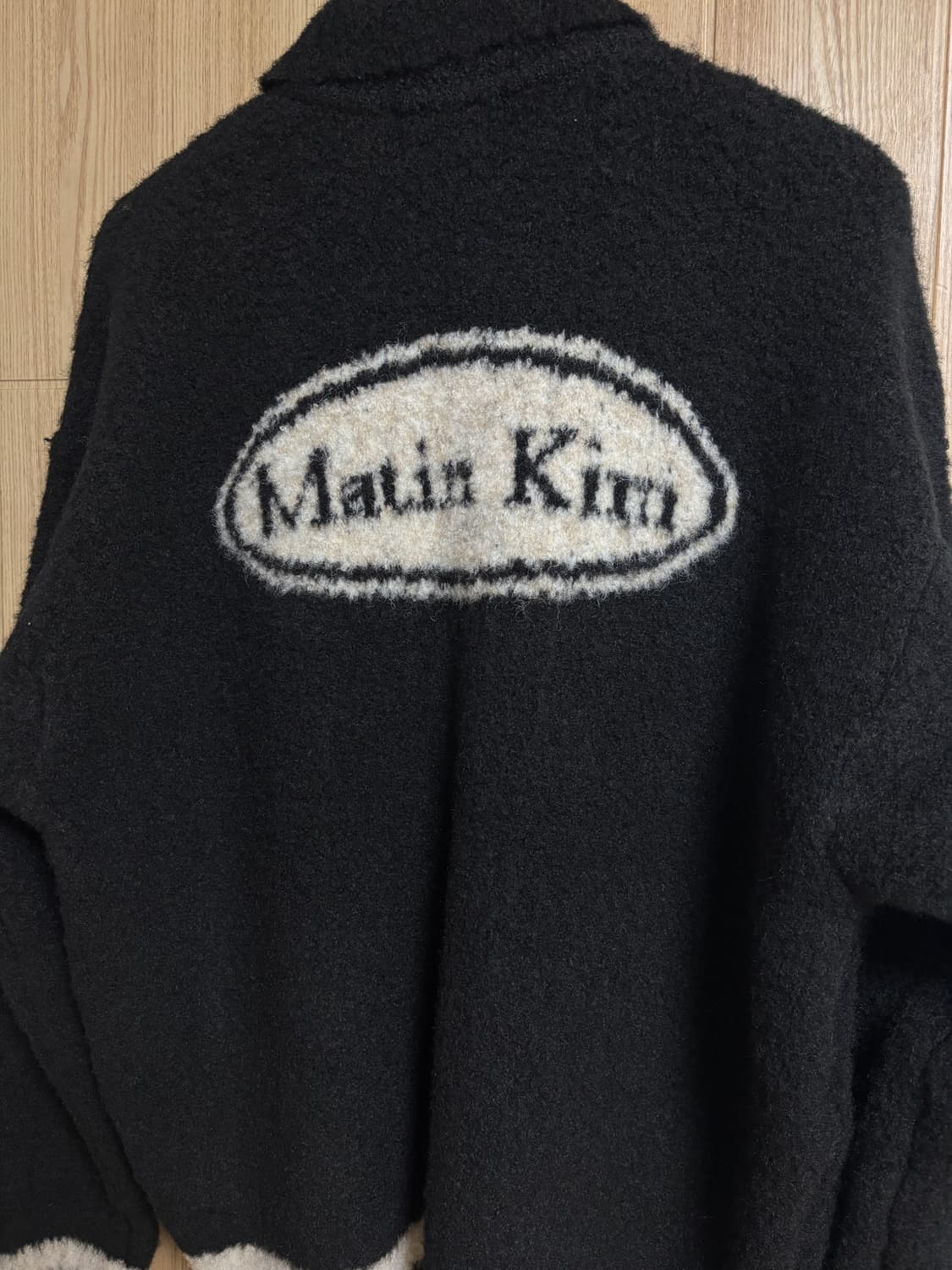 마뗑킴 다우니 칼라 니트 가디건 블랙 L 상품이미지1