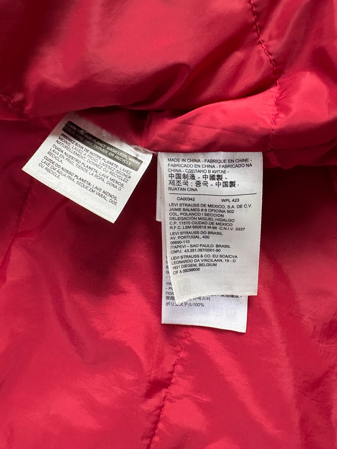 Levis 리바이스 쉐르파 누빔 데님 자켓 S 상품이미지6