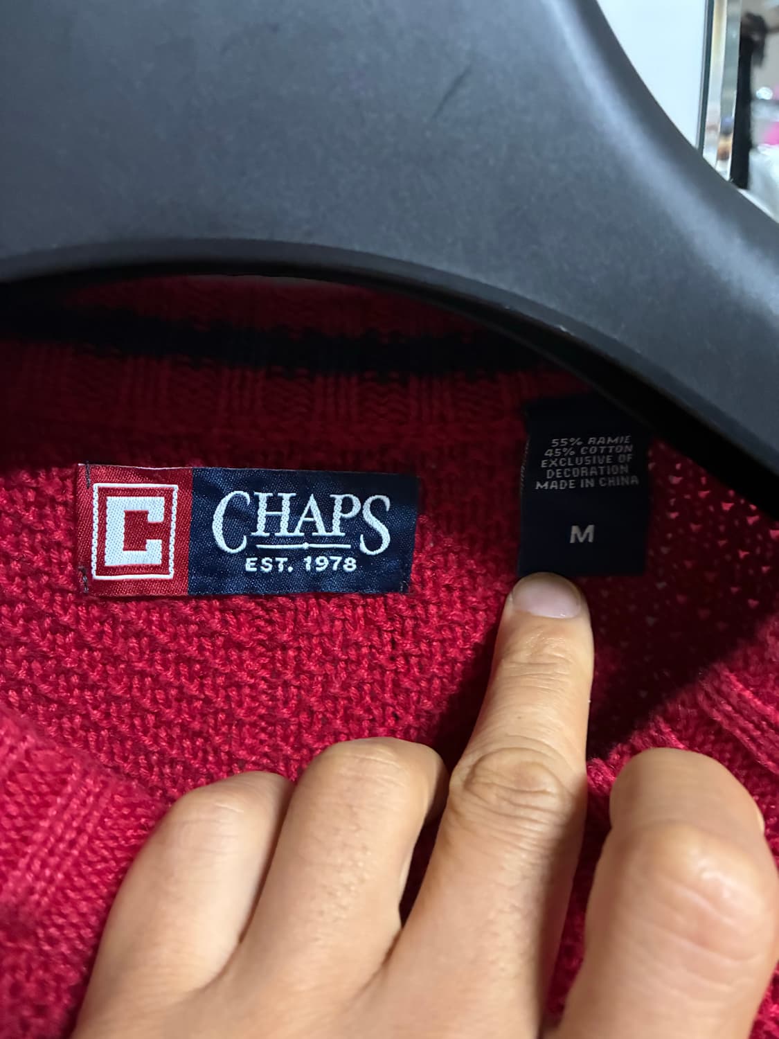 [새상품] CHAPS 챕스 니트 상품이미지3