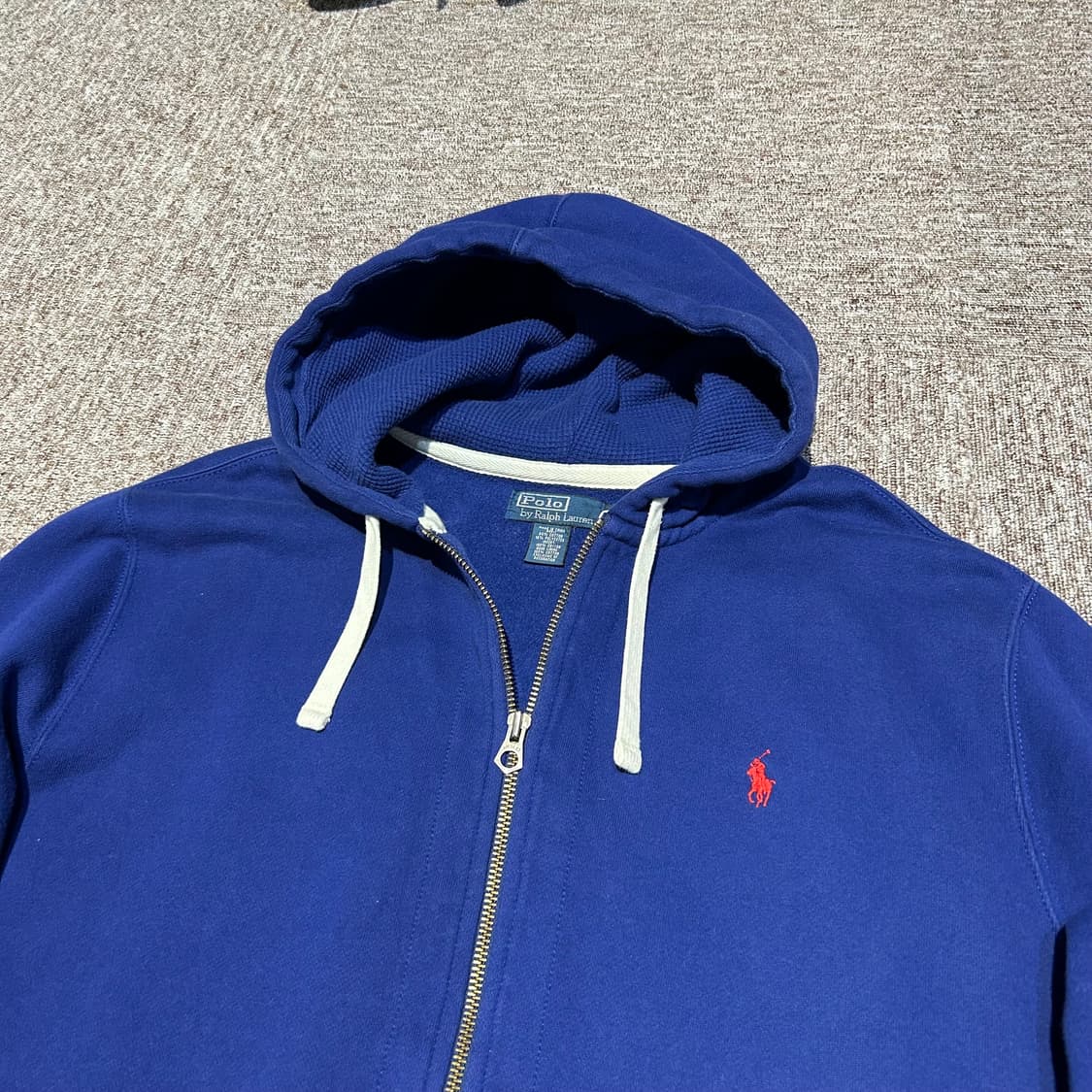 XXL) 폴로 랄프로렌 빈티지 두산 후드집업 와플안감 상품이미지3