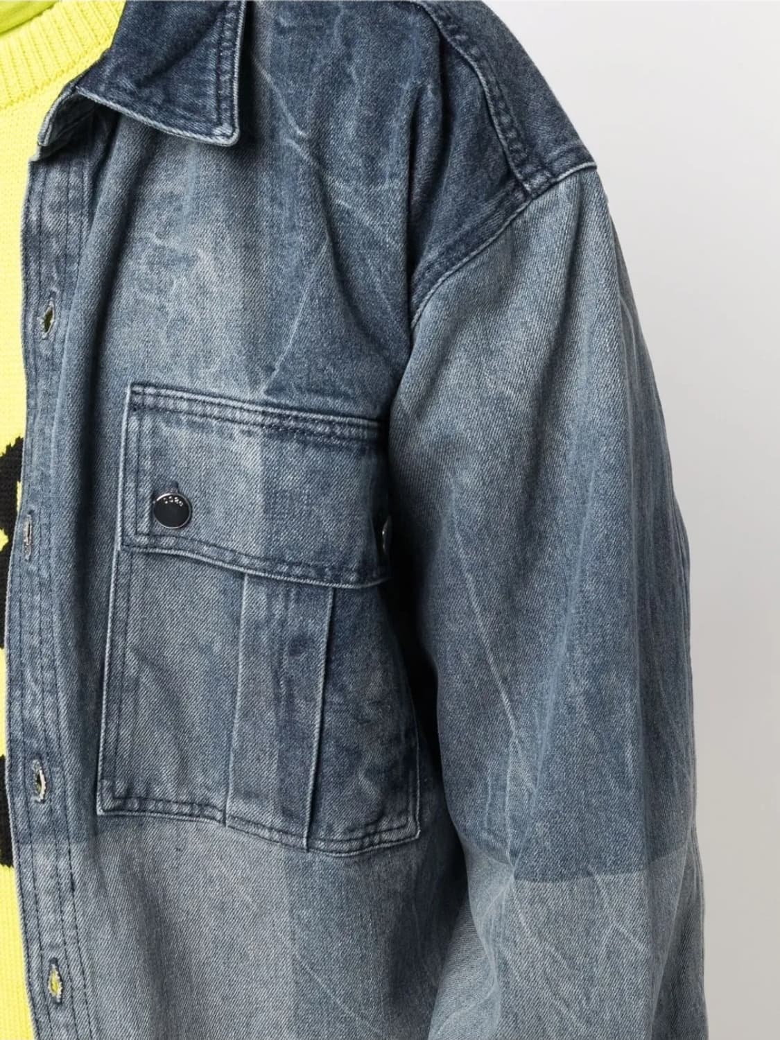 032c 오버사이즈 데님 셔츠 자켓 상품이미지1