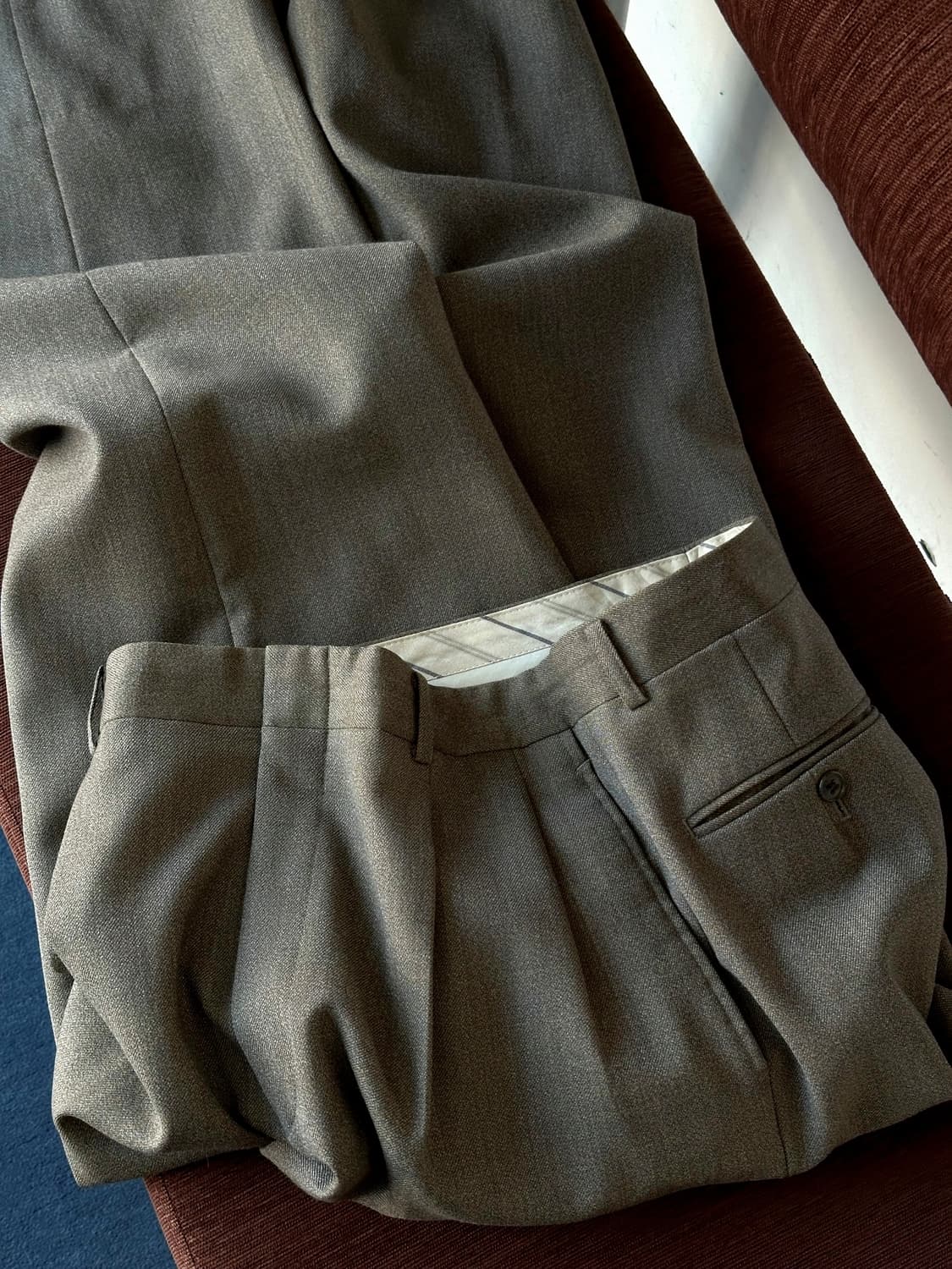 Light wool 2 pleats trouser 상품이미지2