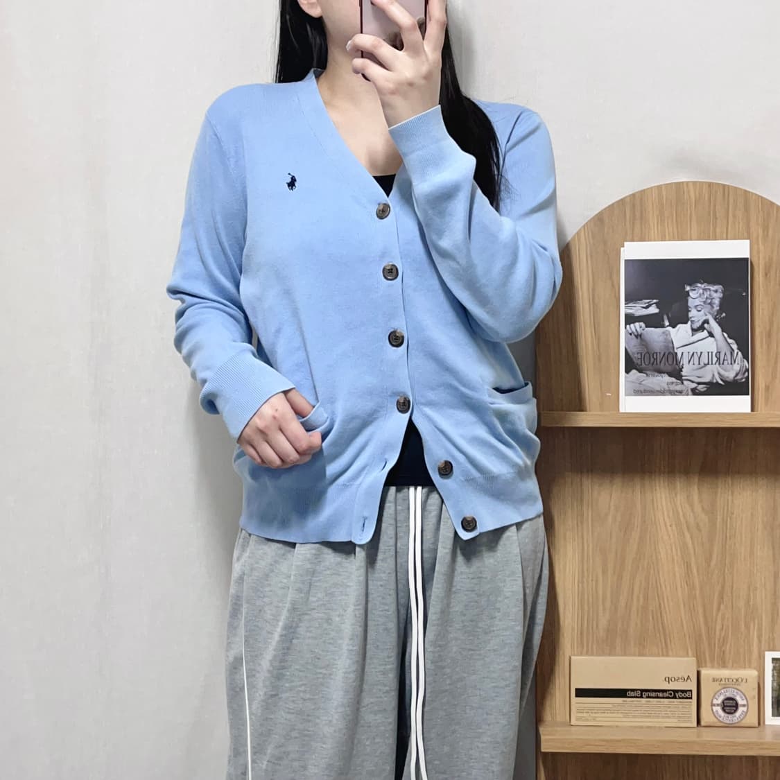 [정품] 폴로 소라 / 네이비포니 가디건 [ XL(18-20) ] 상품이미지2