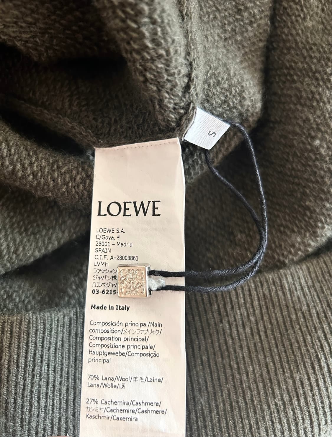 로에베 캐시미어 후디 상품이미지6