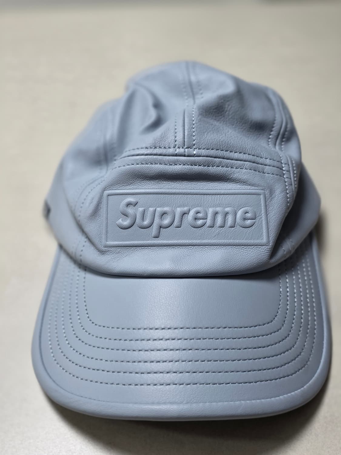 슈프림 GORE-TEX 가죽 캠프캡 그레이 판매합니다 ! 상품이미지1