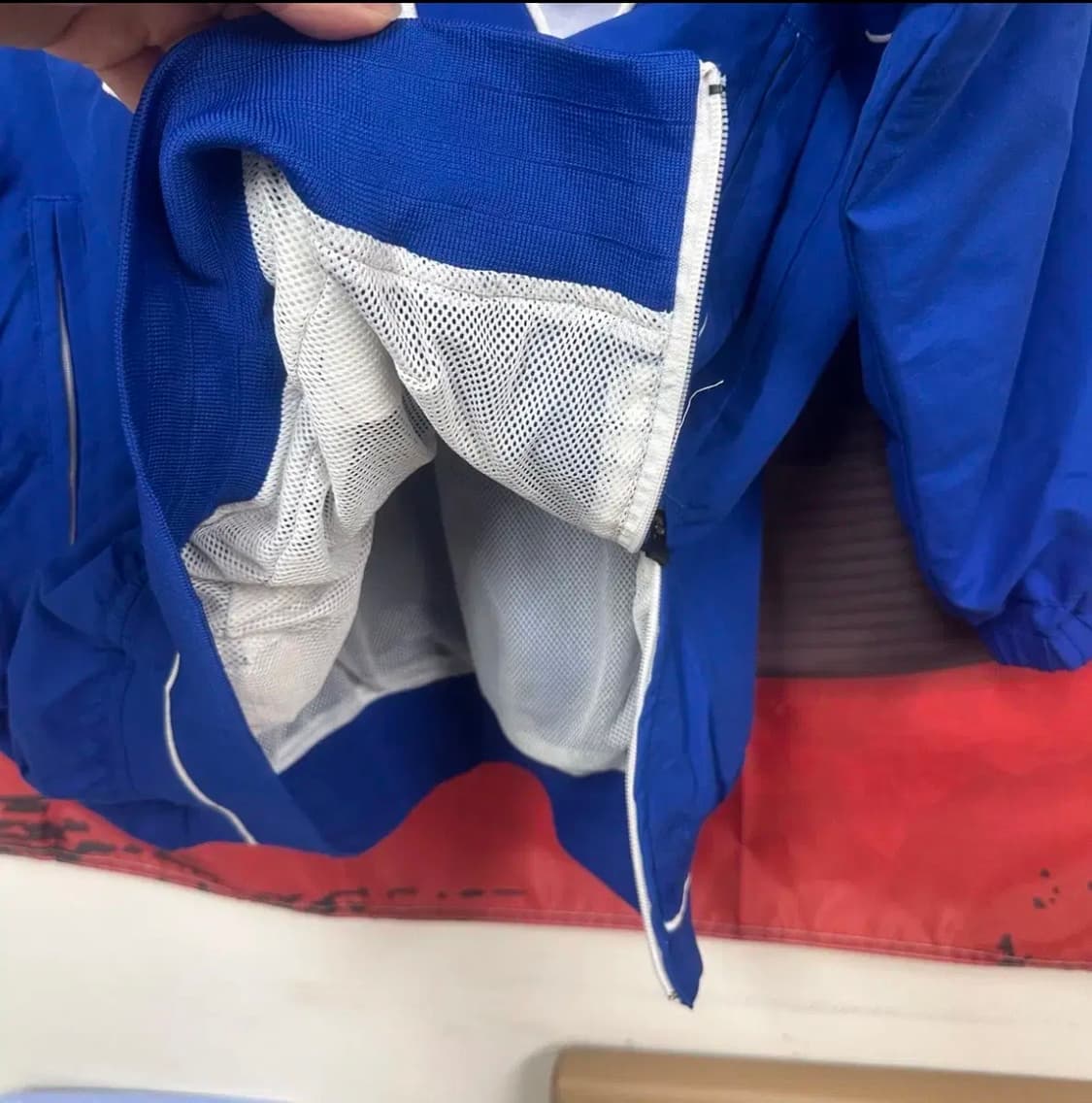 올드스쿨 나이키 레어템 뉴욕양키스빅로고 웜업L100 상품이미지5