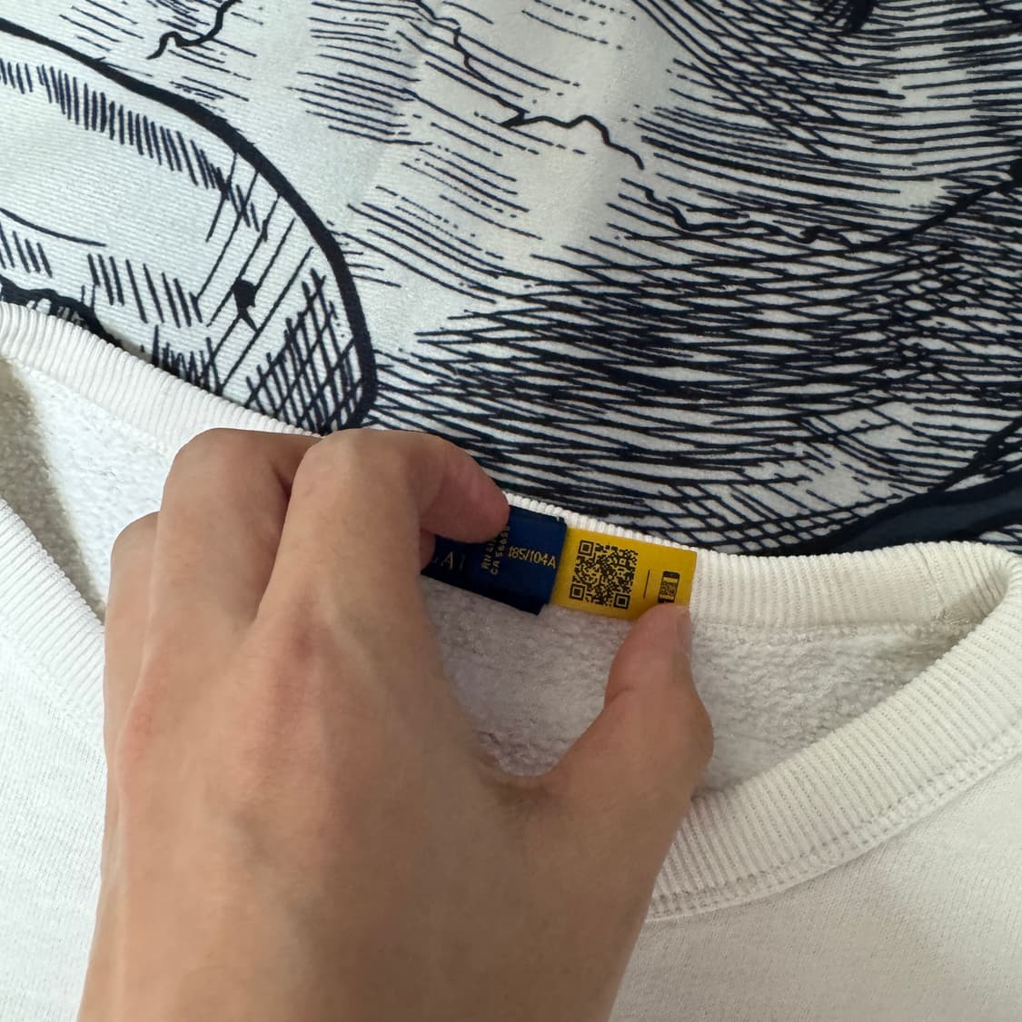 폴로 기모맨투맨 XL사이즈  상품이미지4