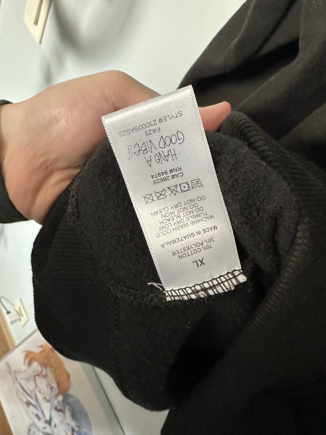 XL) 스투시 서울 크루넥 블랙 상품이미지4