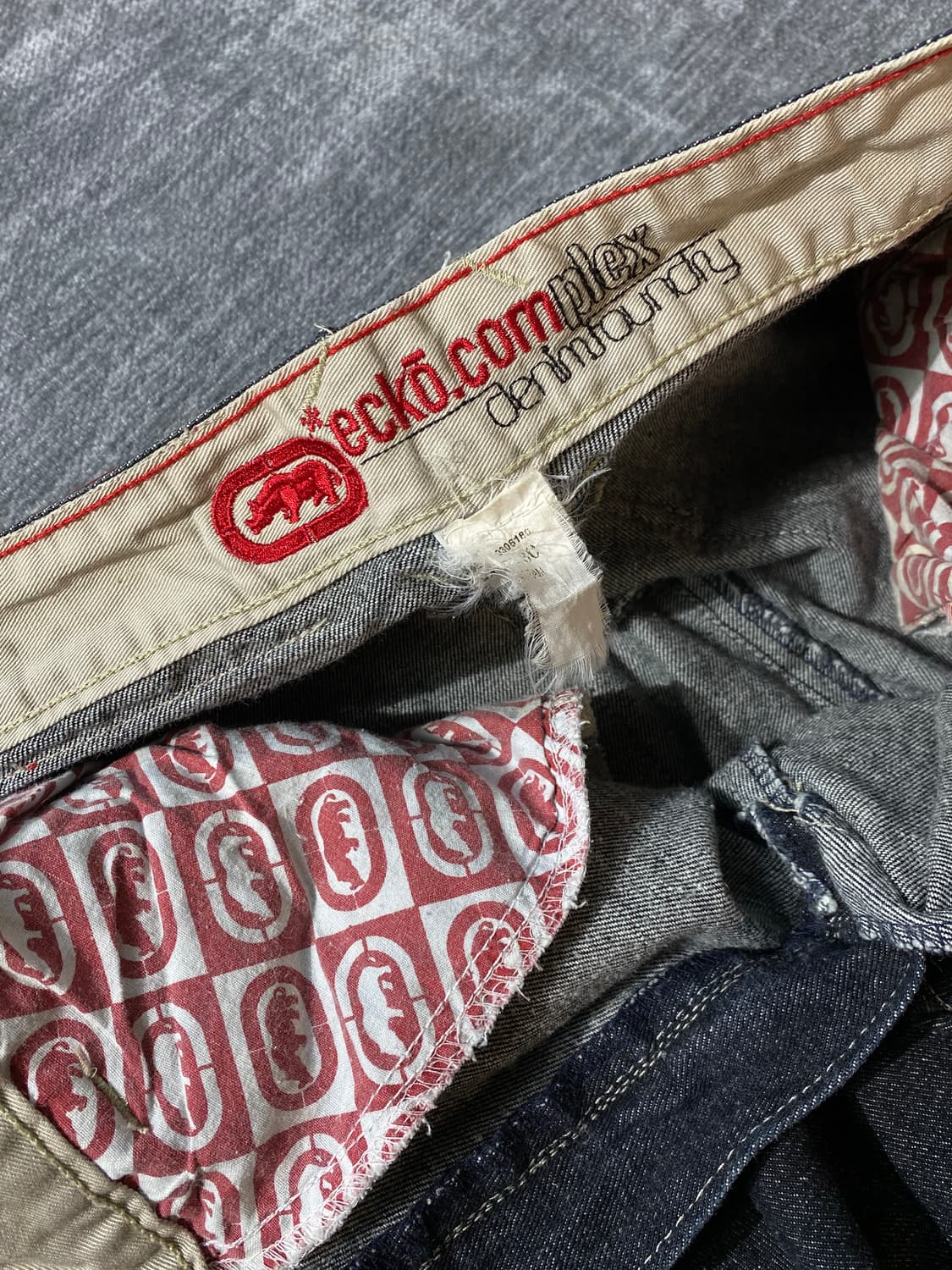 [30] ECKO UNLTD  에코언리밋 올드스쿨 데님 카고 와이드팬츠 상품이미지8