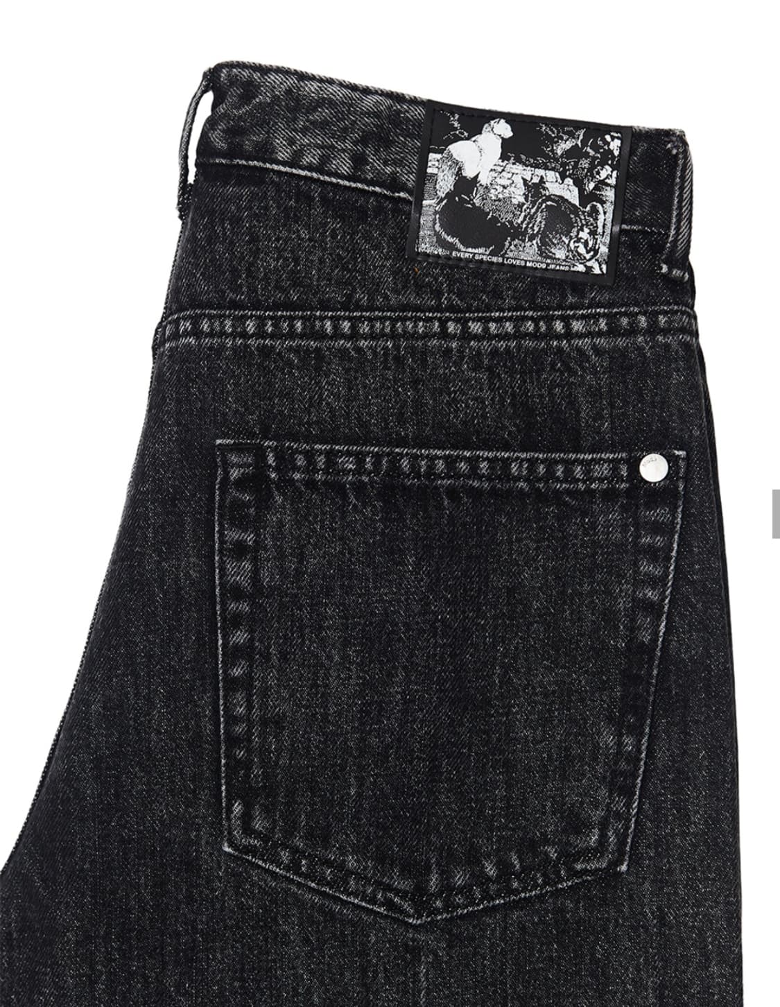 [31] 모드나인 블랙스타더스트 mod1 와이드 스트레이트 데님 청바지 상품이미지5