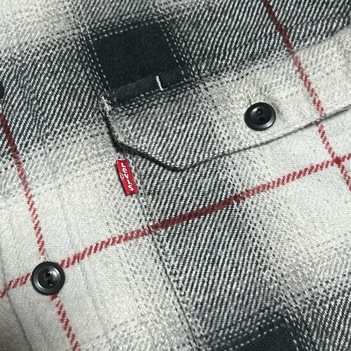 [S] Levi's 리바이스 플란넬 체크셔츠 상품이미지4