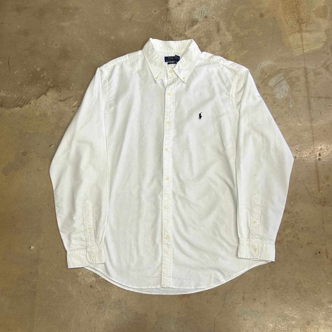 XXL 폴로랄프로렌 커스텀핏 화이트 셔츠 상품이미지2
