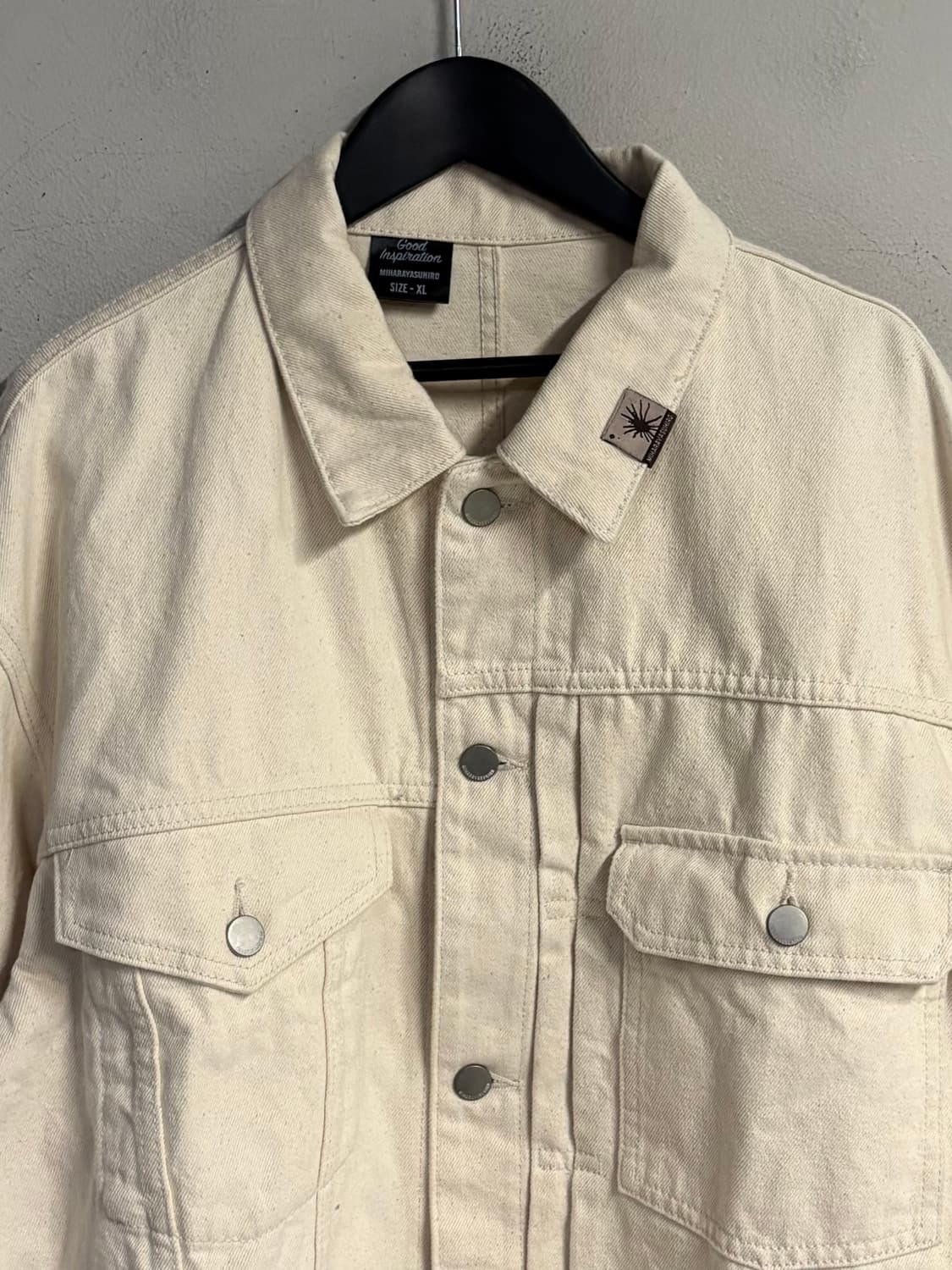 MIHARA YASUHIRO x GU trucker jacket ivor 상품이미지2