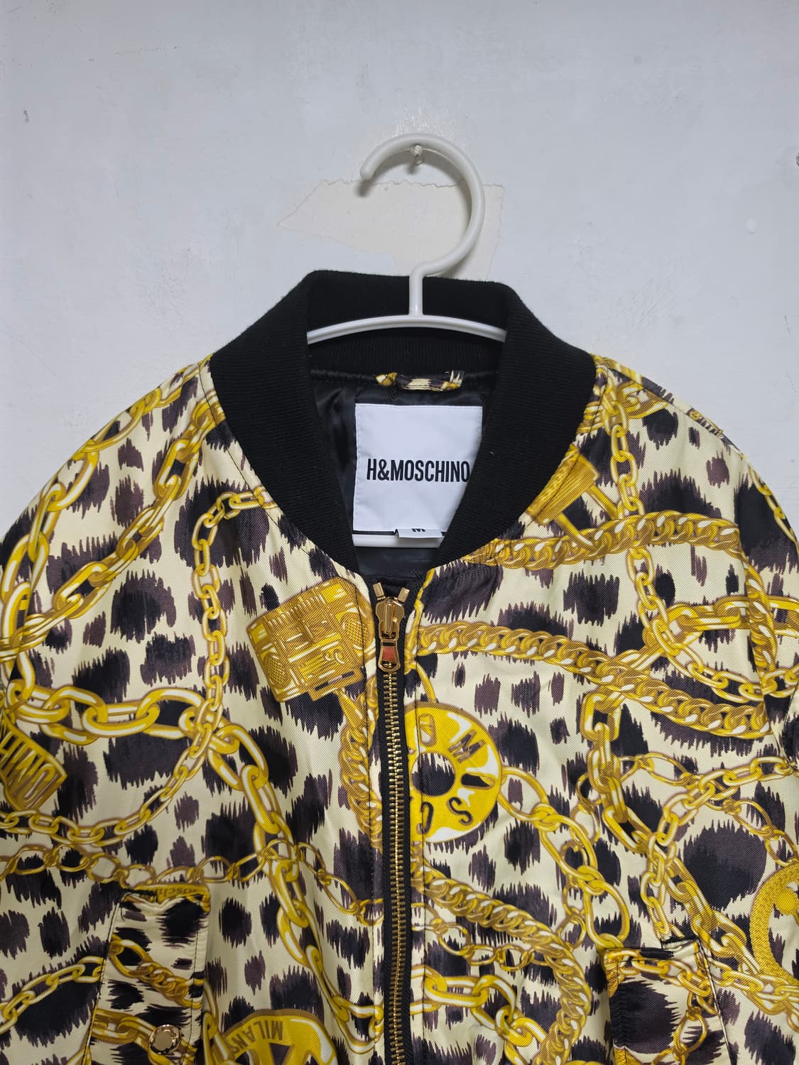 
H&M MOSCHINO 콜라보 레오파드 자켓 M 상품이미지3