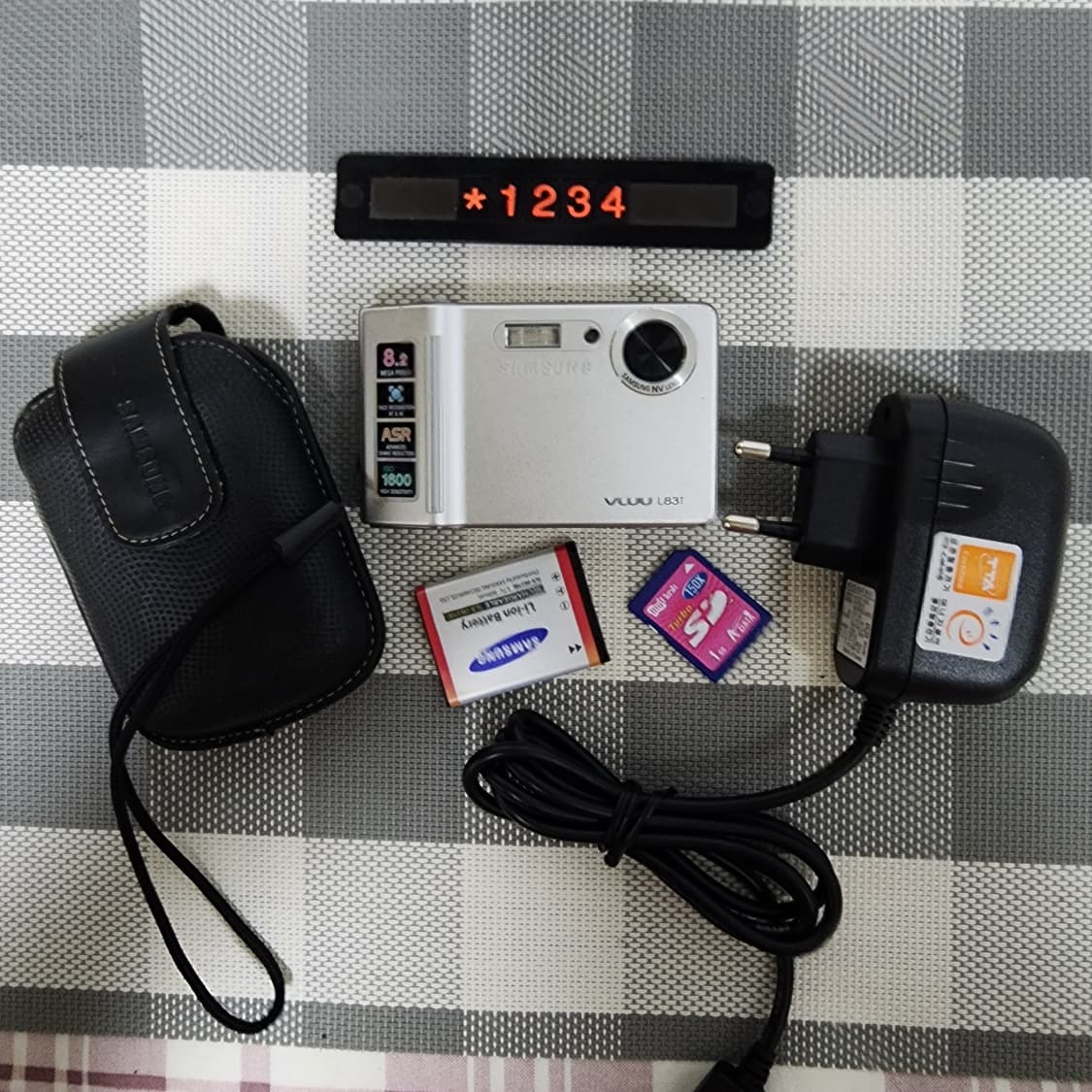 삼성 블루 L 831 디지털카메라 파우치포함 상품이미지1