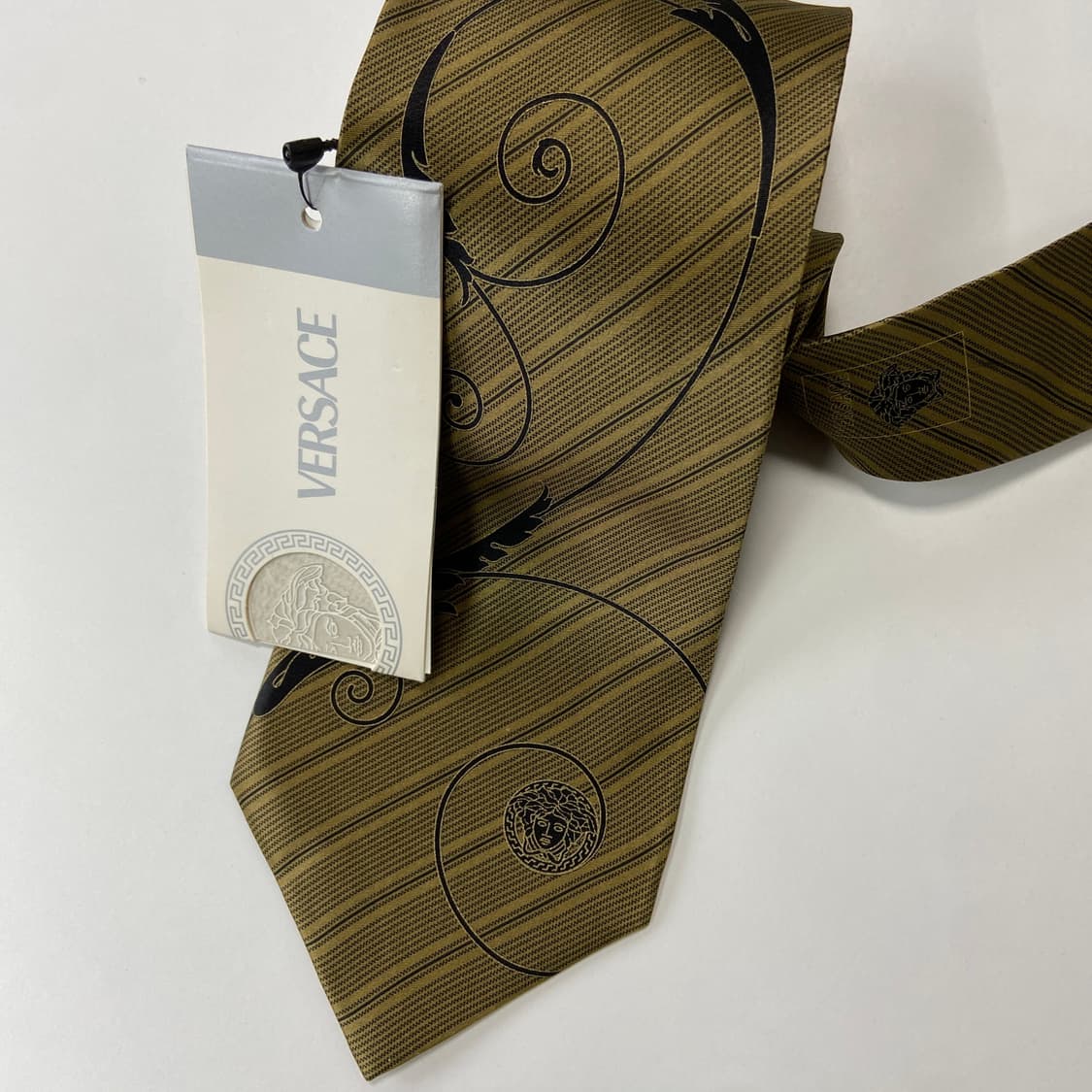 택달린 미사용품 Versace 베르사체 정품 명품 넥타이 상품이미지6