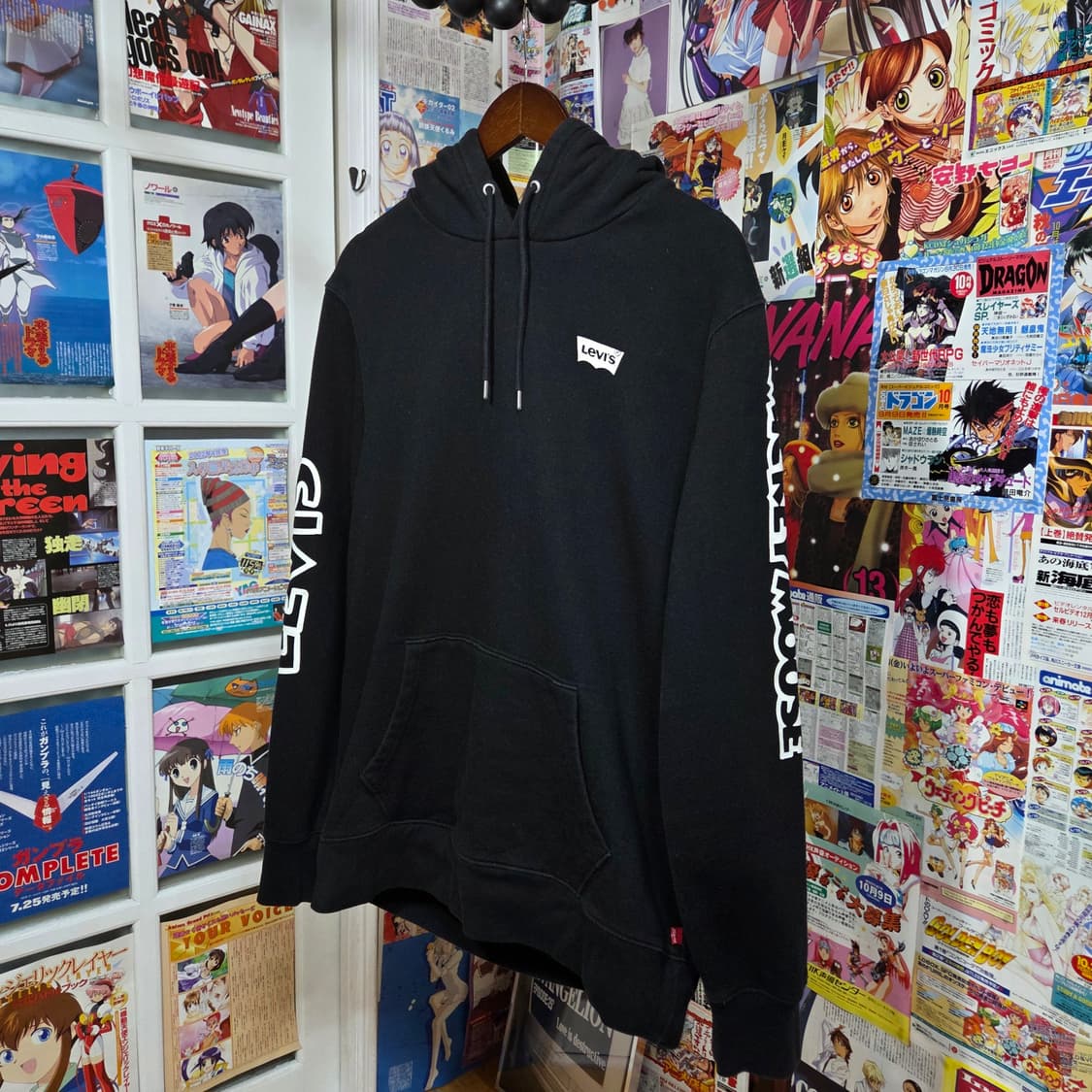 리바이스 미키마우스 프린팅 후드티 상품이미지2