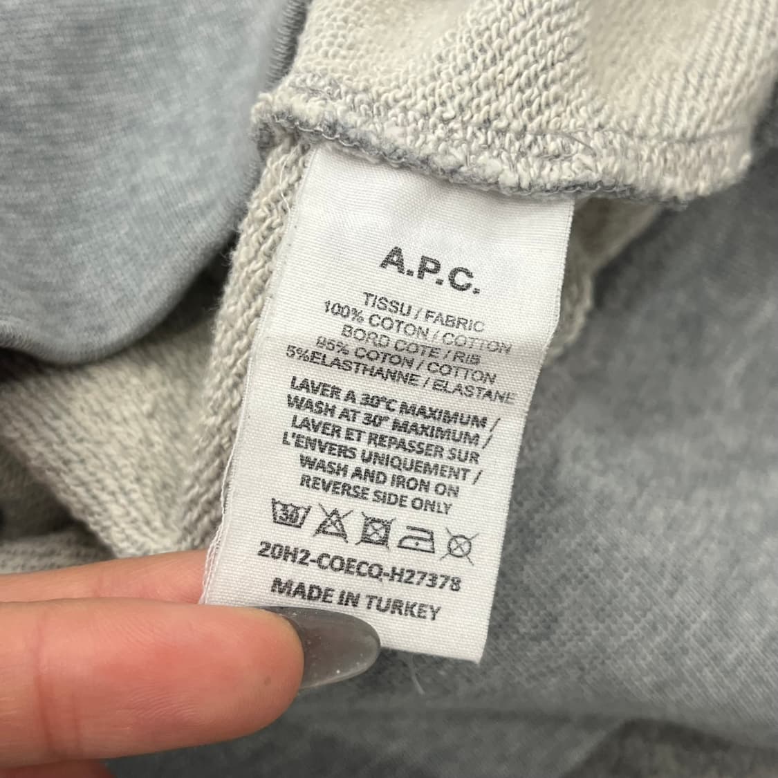 L APC 아페쎄 로고 맨투맨 스웻셔츠 상품이미지5