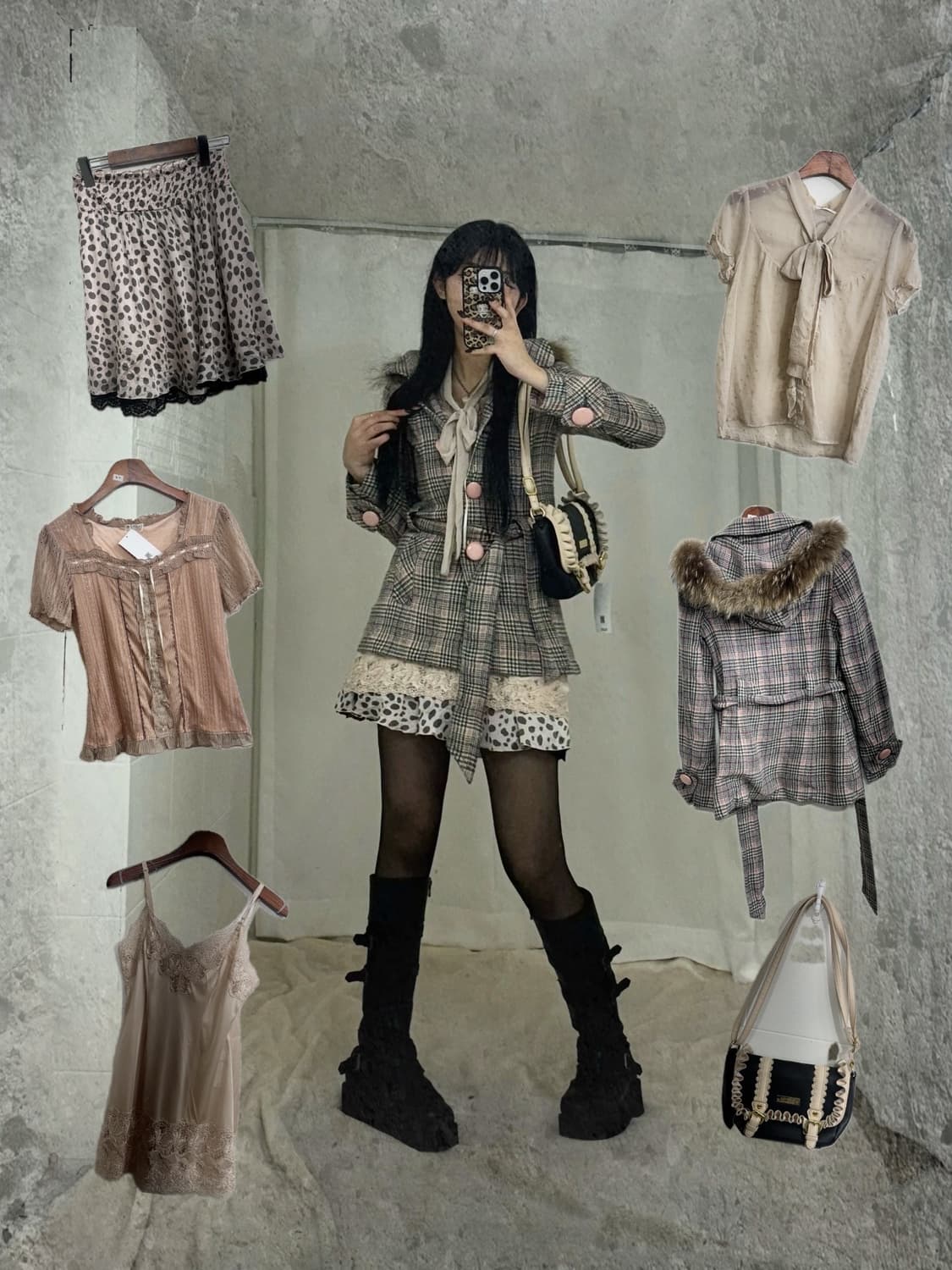 엑시즈팜 하치 데일리 히메갸루 코디세트  상품이미지1