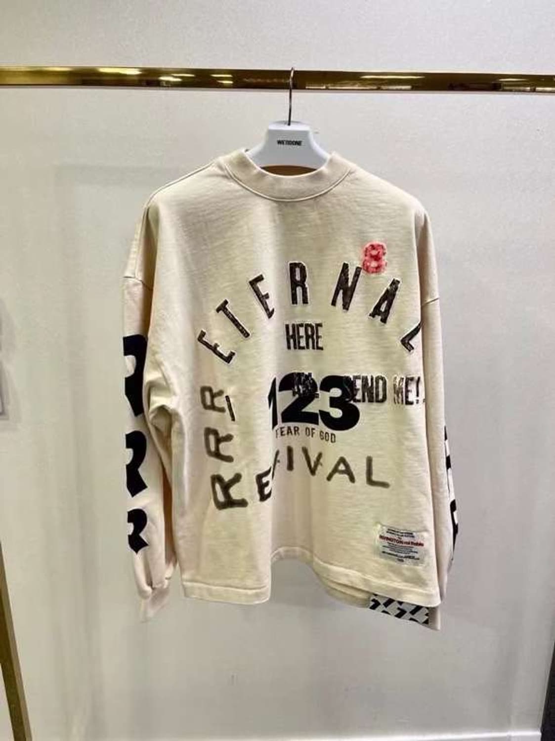 피어오브갓 RRR123 롱슬리브 티셔츠 (사이즈 2/3) 상품이미지1