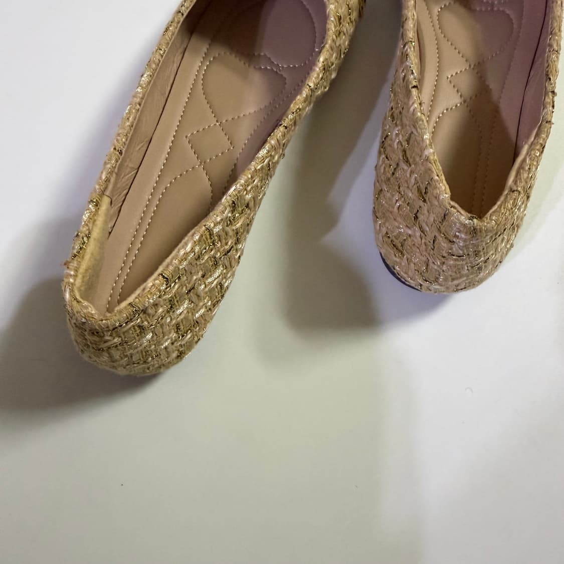 새상품 여자 트위드 플랫슈즈 240 상품이미지6