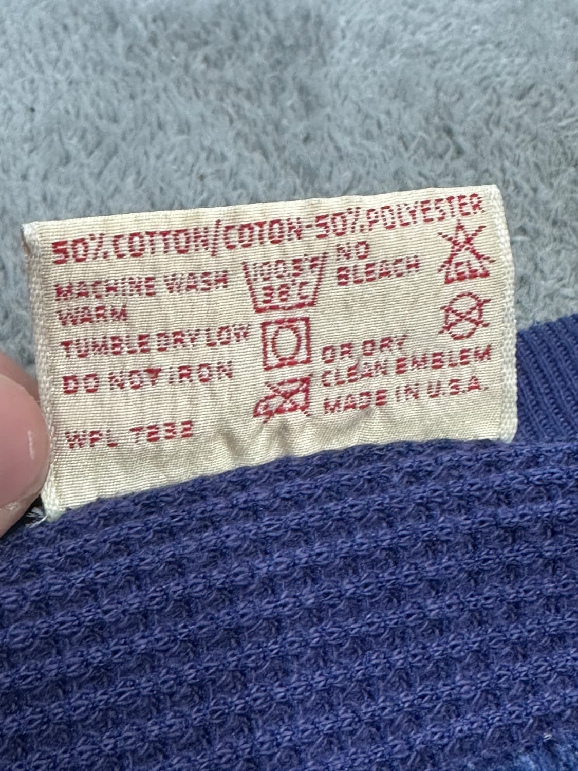 70s 러셀 써멀 스웻셔츠 집업 L 상품이미지7