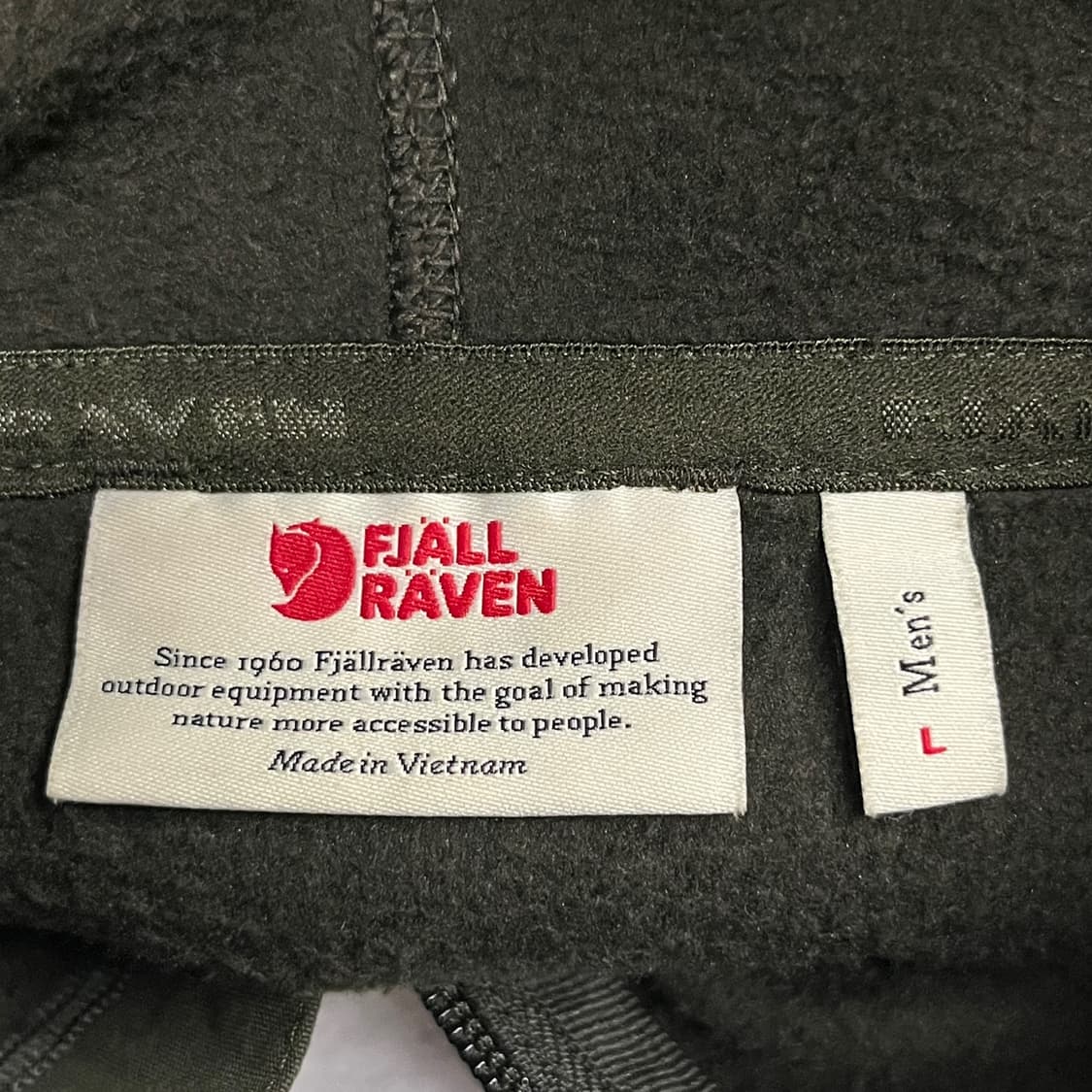 [정품/L] 피엘라벤 플리스 후드집업 b10 상품이미지7