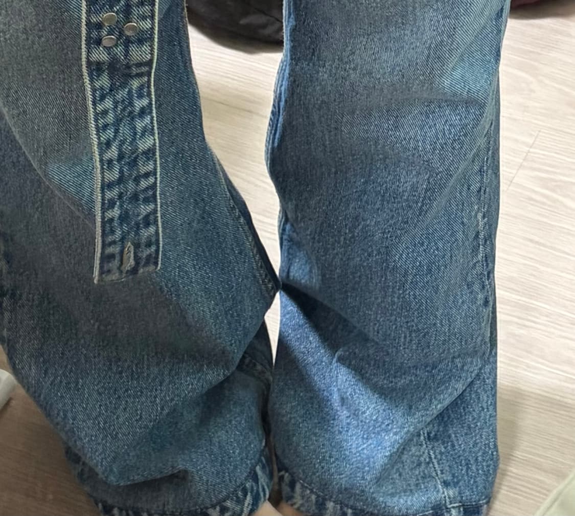 Open yy belted loose bootcut M 상품이미지5