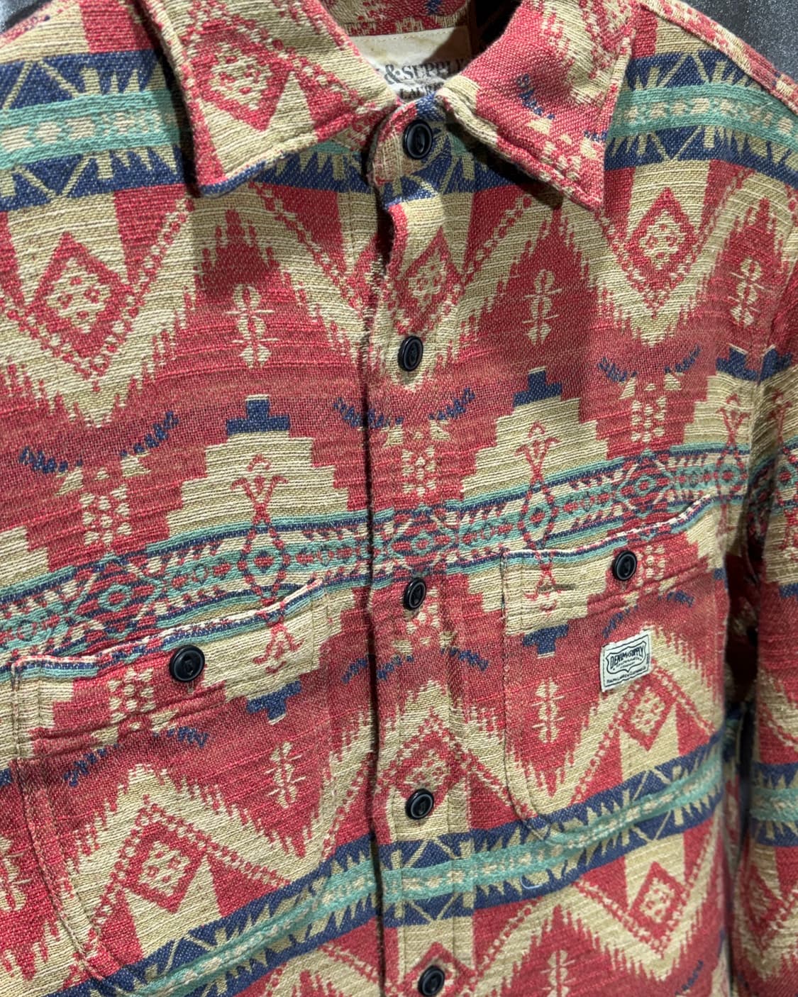 XS 폴로랄프로렌 데님&서플라이 나바호 코튼 셔츠 상품이미지4