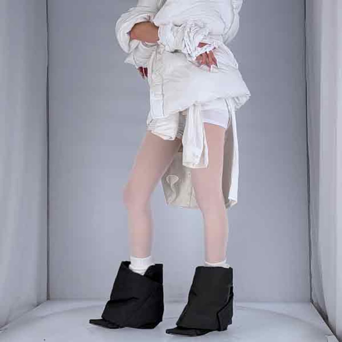 (235~250) 25AW 모듈웻지힐 + 디테쳐블 오버레이 - 숏 /블랙 상품이미지2