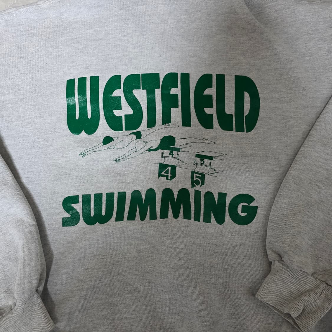 [XL]90s USA 러셀 애슬레틱 후드집업 라이트그레이 ver. 로고 상품이미지6