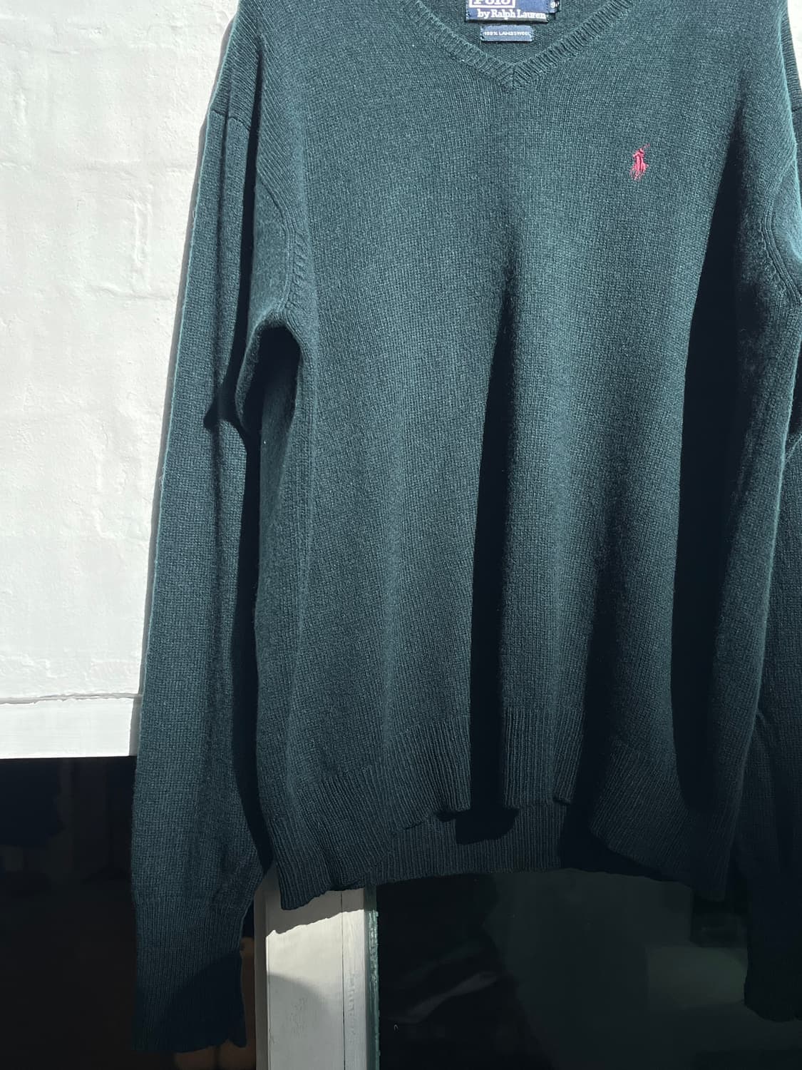 Polo by Ralph Lauren 램스울 양모 그린 니트 90 상품이미지4