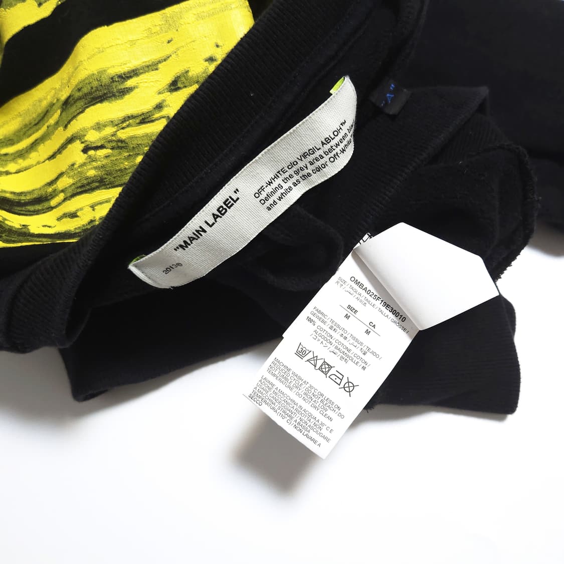 오프화이트 아크릴 애로우 맨투맨 스웻셔츠 상품이미지8