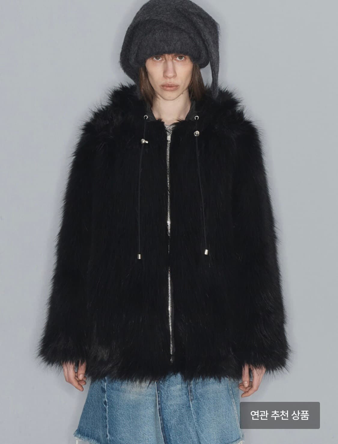 [S] 오픈 와이와이 리버시블 퍼 자켓  상품이미지1