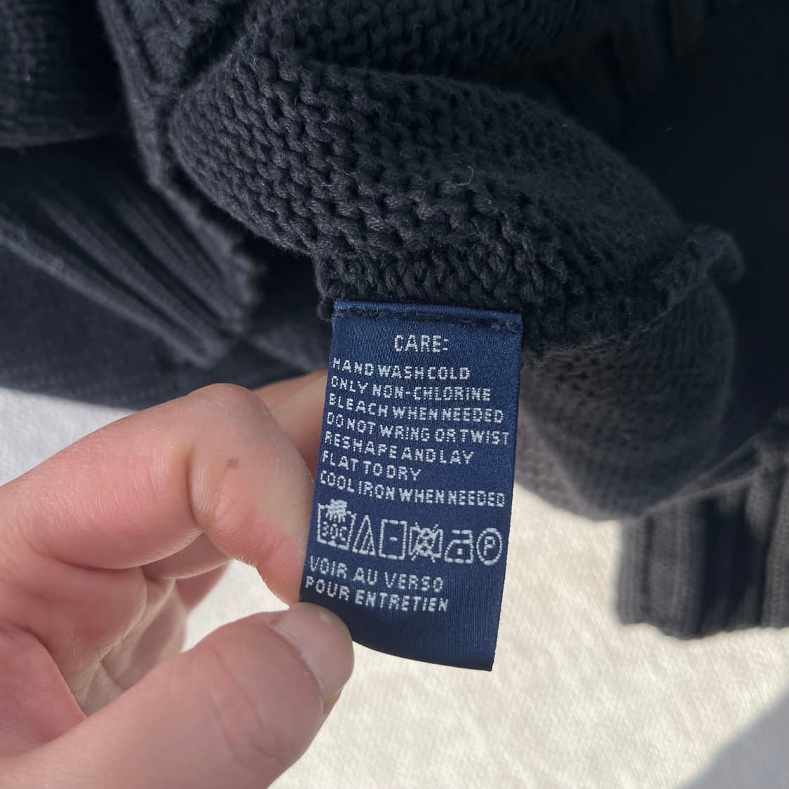 W 100 폴로랄프로렌 스포츠 방패로고 코튼 니트 상품이미지4