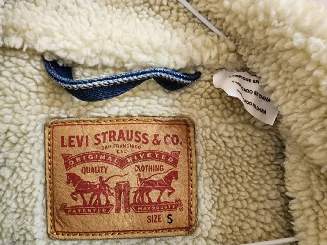 (S)리바이스 양털 쉐르파 데님 자켓 상품이미지5