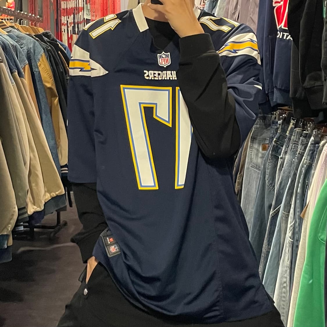 [IM] NFL CHARGERS No.17 RIVERS 블루 반팔져지 상품이미지3