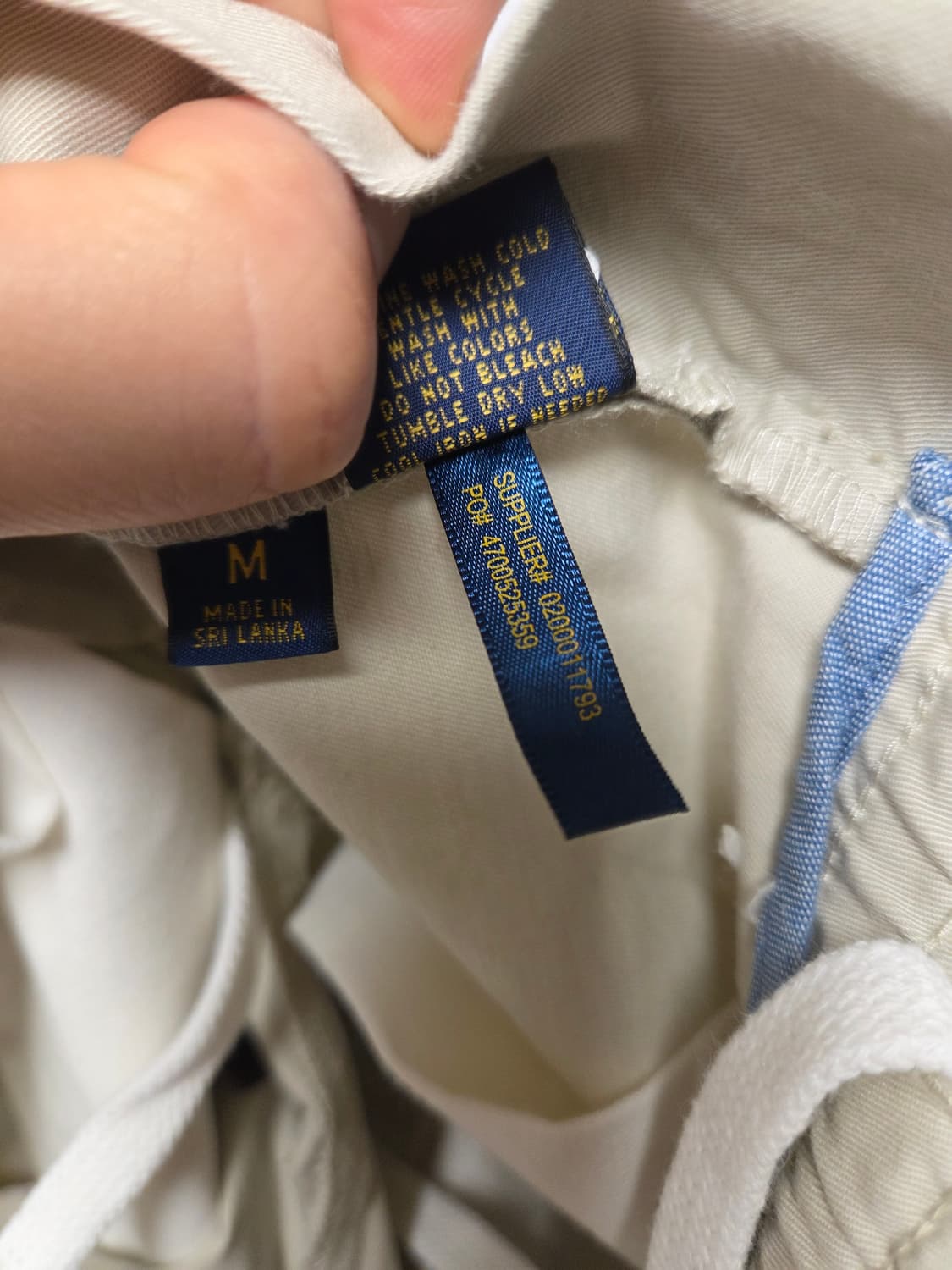 폴로 랄프로렌 클래식핏 반바지 (6인치/M/베이지) 상품이미지5