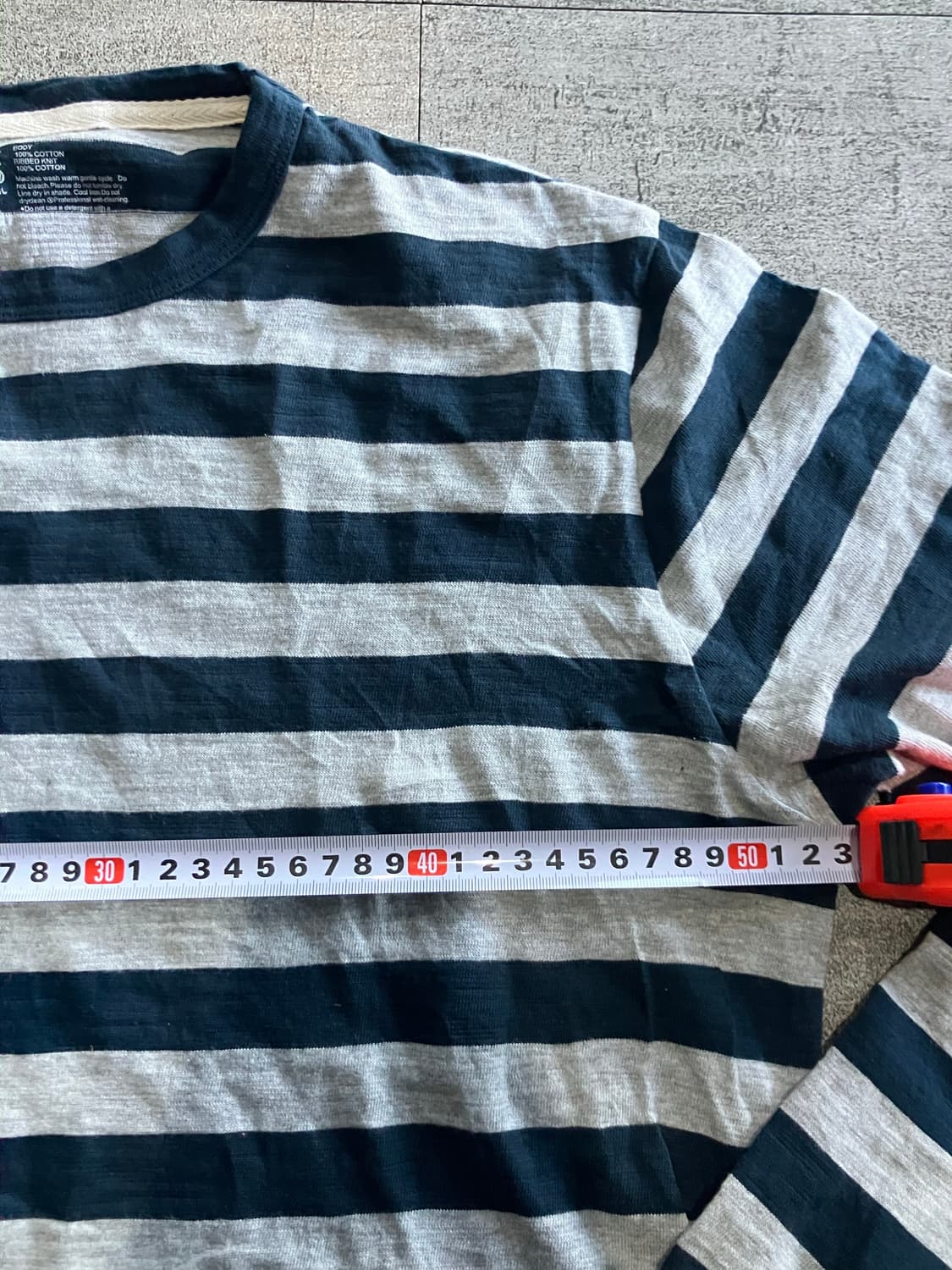 일본빈티지 올드스쿨아메카지 혁오풍 스트라이프티셔츠 상품이미지2