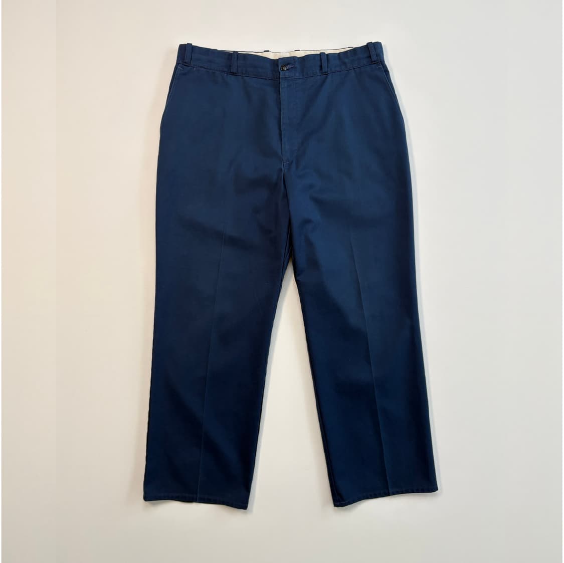 80s SEARS 딥블루 코튼팬츠 상품이미지1