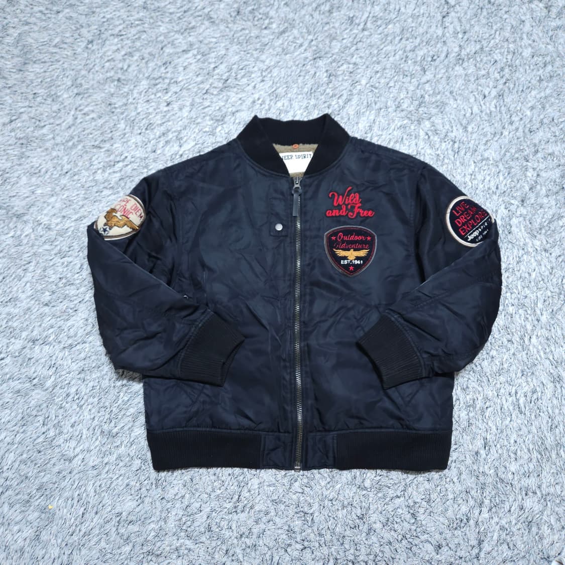 Jeep) XL 남자 양털안감 항공점퍼 / 왕눈이샵 상품이미지1