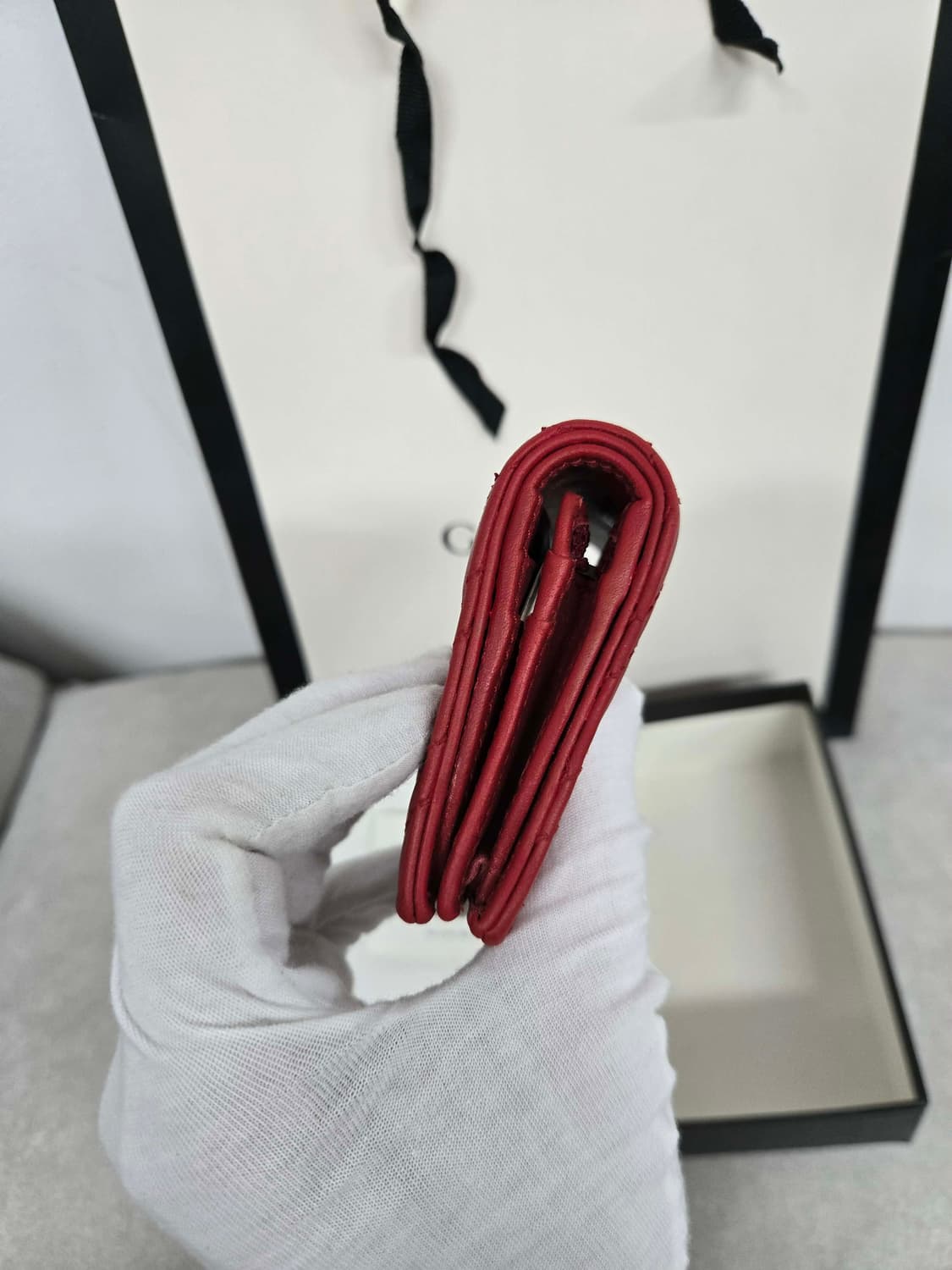 [보증서 정품] 구찌 마몬트 GG 중지갑 상품이미지1