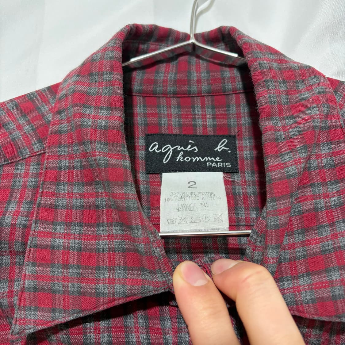 아네스베 플란넬셔츠 상품이미지2