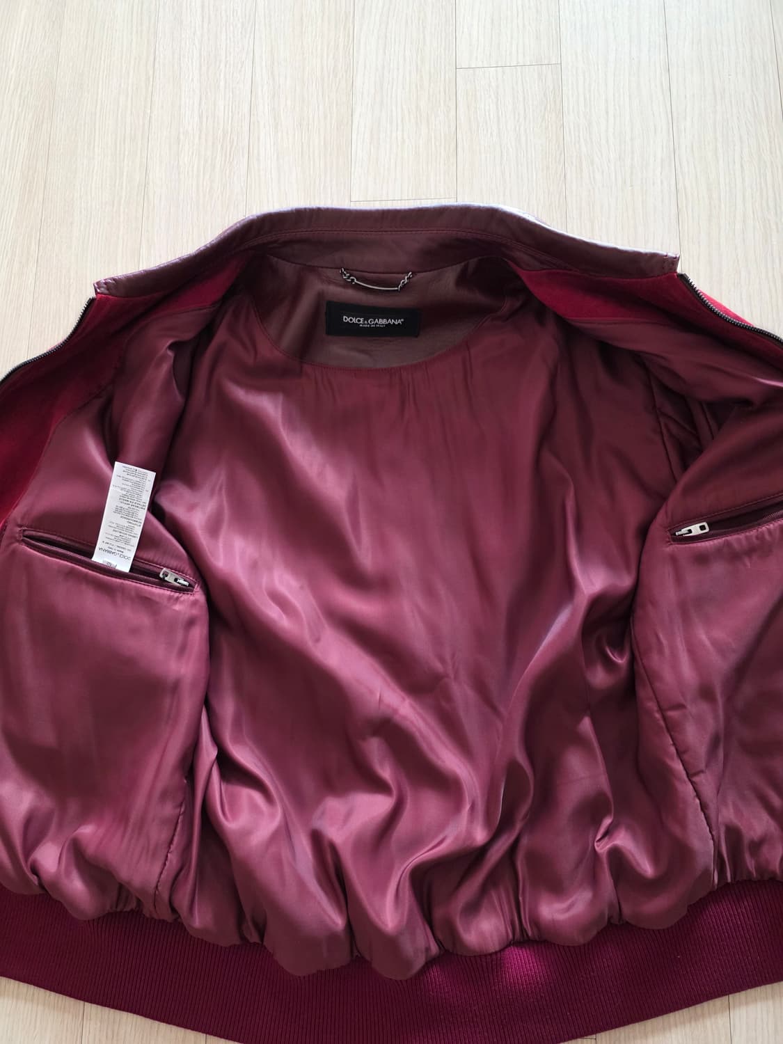 돌체앤가바나 스웨이드 봄버 자켓 상품이미지4