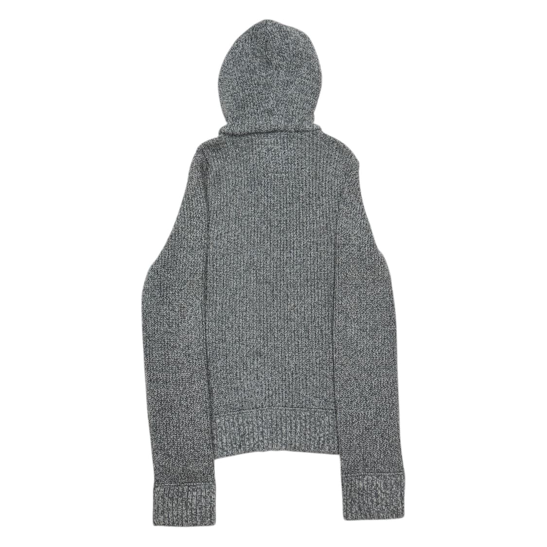 아베크롬비 빈티지 Y2K 헤비 니트 후드집업 자켓 그레이 M 상품이미지3