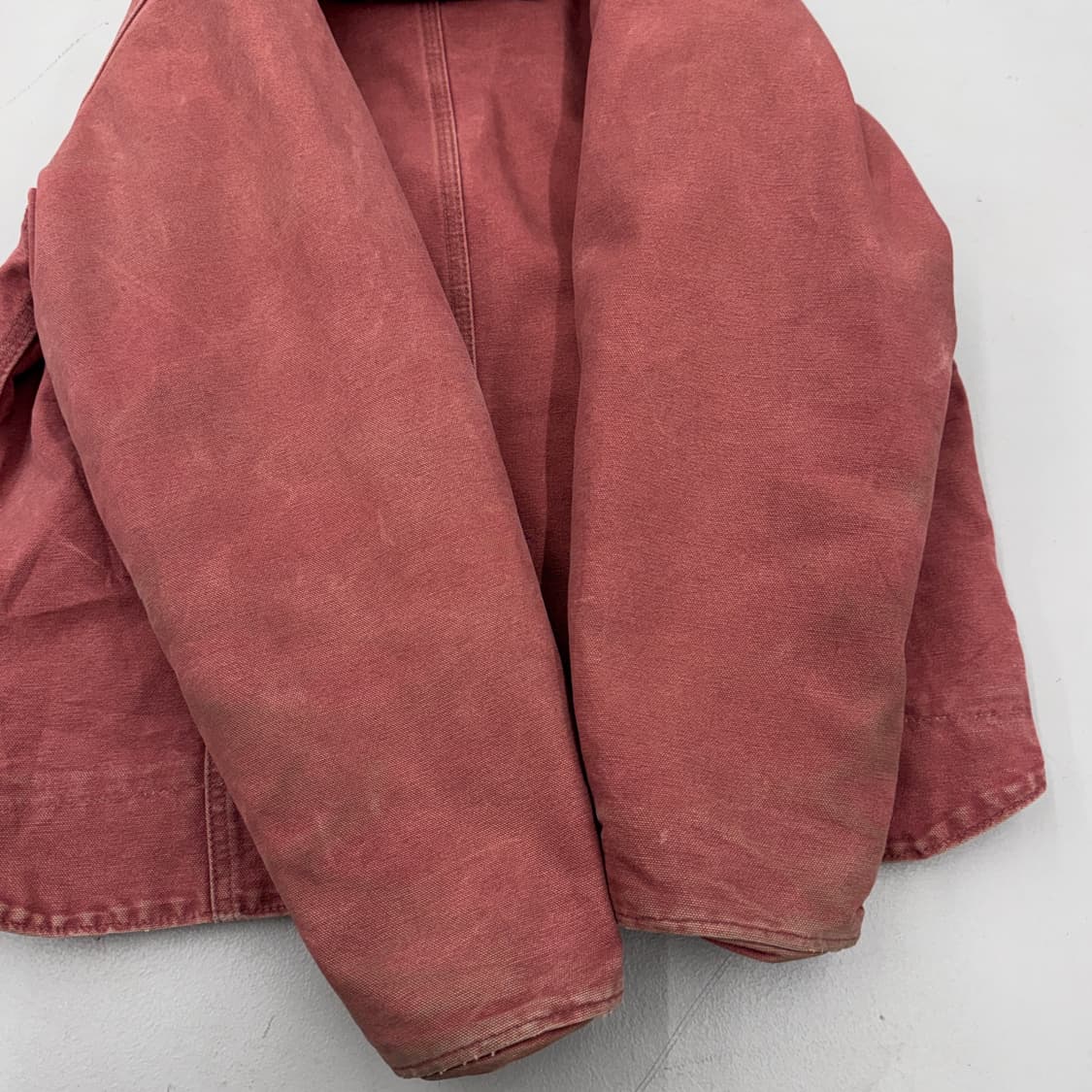 칼하트 OG W141 VRS 살몬 핑크 덕액티브 후드 워크자켓 J130 상품이미지8